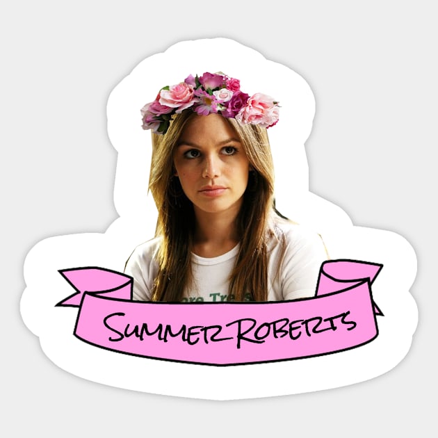 Summer Roberts Flower Crown Sticker by lunalovebad